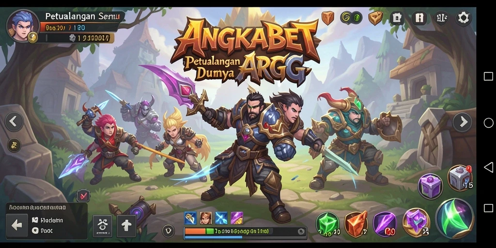 Tampilan menawan dari gameplay ARPG dalam ANGKABET.