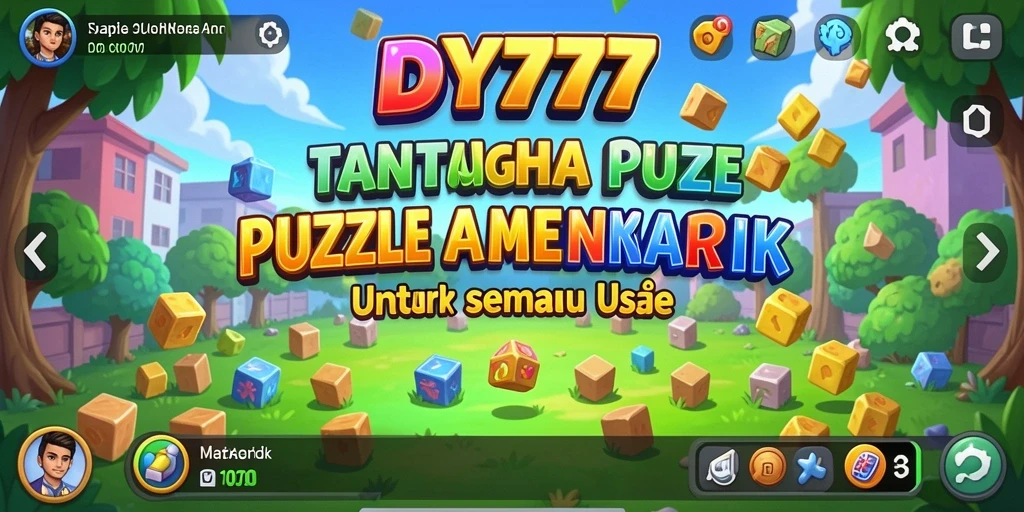 Screenshot gameplay DY777 menampilkan tantangan puzzle yang menarik.