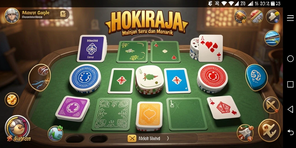 Tampilan gameplay Gaple yang seru dan interaktif.