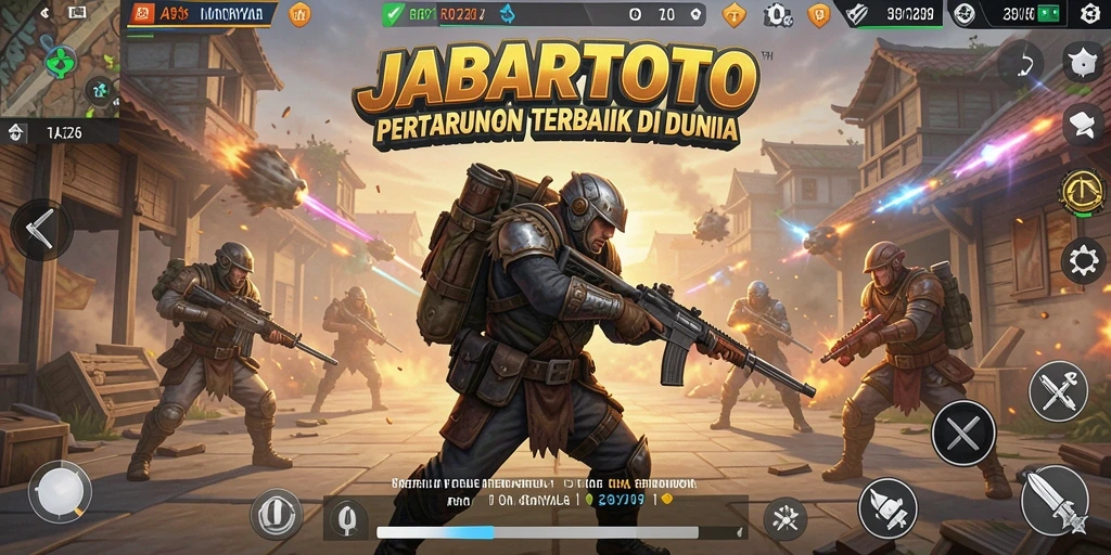 Tangkapan layar aksi pertempuran seru di JABARTOTO.