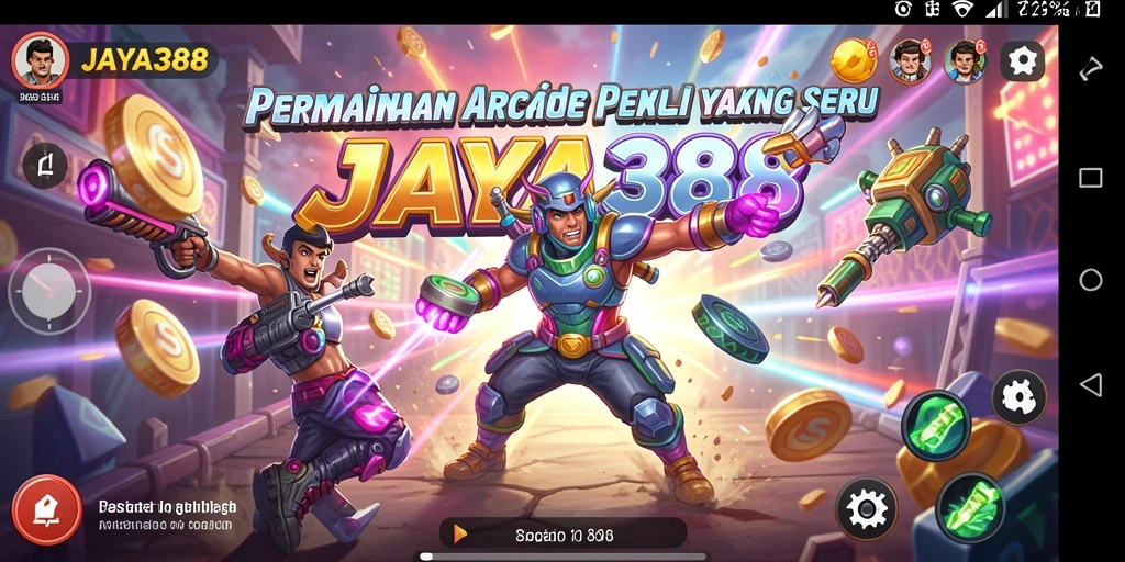 Screenshot gameplay JAYA388 menampilkan grafik menawan dan aksi seru dalam permainan Arcade.